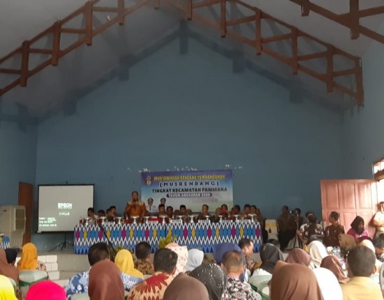 Musrenbang Kecamatan Pammana, Jumat, 01 Maret 2019